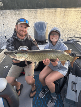 Fishing in Eagle River, Wisconsin