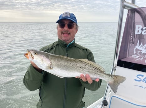 Speckled Trout / Spotted Seatrout fishing in South Padre Island, Texas