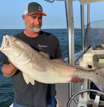 Redfish fishing in Galveston, Texas