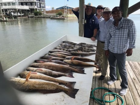 Fishing in Port O&#039;Connor, Texas