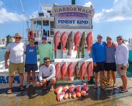 Red Grouper, Red Snapper fishing in Destin, Florida