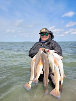 Redfish, Speckled Trout / Spotted Seatrout Fishing in Rio Hondo, Texas