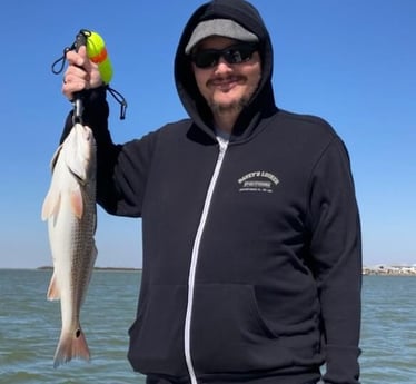 Redfish fishing in Texas City, Texas