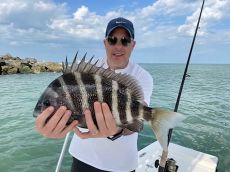 Sheepshead Fishing in Port Orange, Florida