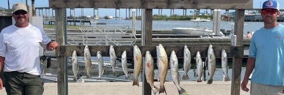 Redfish, Speckled Trout / Spotted Seatrout fishing in Rockport, Texas