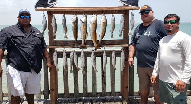 Redfish, Speckled Trout / Spotted Seatrout fishing in Port Isabel, Texas