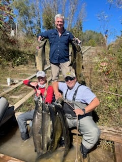 Fishing in Big Rapids, Michigan