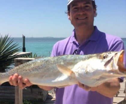 Speckled Trout / Spotted Seatrout fishing in South Padre Island, Texas