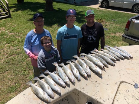 Speckled Trout / Spotted Seatrout fishing in Rockport, Texas