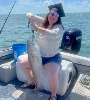 Redfish fishing in Galveston, Texas