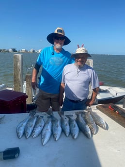 Speckled Trout / Spotted Seatrout fishing in Galveston, Texas