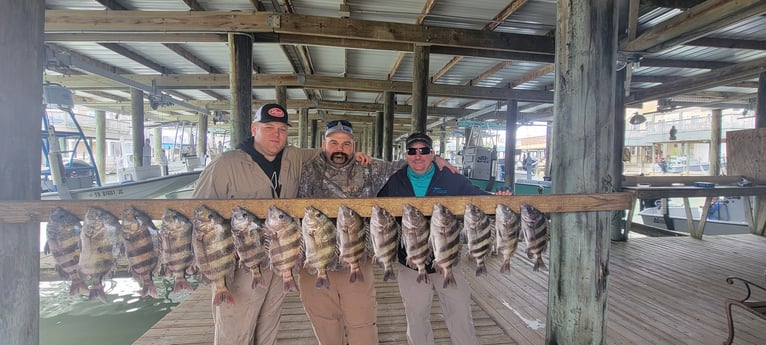 Redfish, Sheepshead fishing in Port O&#039;Connor, Texas