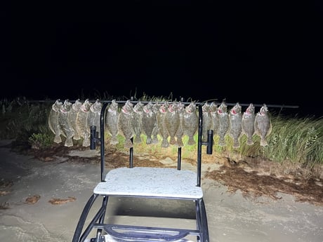 Flounder fishing in Rio Hondo, Texas