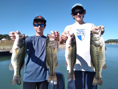 Largemouth Bass fishing in Austin, Texas