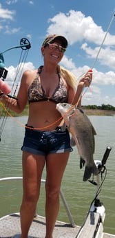 Carp fishing in Livingston, Texas