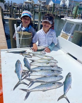 Spanish Mackerel fishing in Beaufort, North Carolina