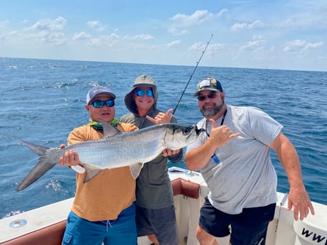 Tarpon fishing in Port Aransas, Texas