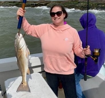 Redfish fishing in Galveston, Texas