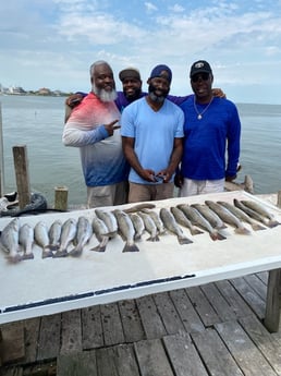 Speckled Trout / Spotted Seatrout fishing in Galveston, Texas