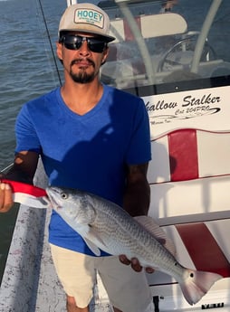 Redfish fishing in South Padre Island, Texas