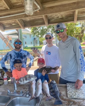 Black Drum, Flounder, Redfish fishing in Matagorda, Texas