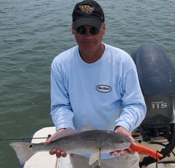 Redfish fishing in Beaufort, North Carolina