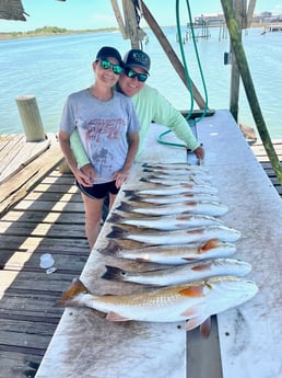 Redfish fishing in Port O&#039;connor, Texas