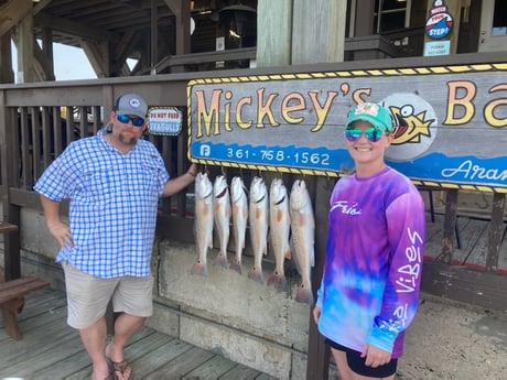 Redfish fishing in Rockport, Texas