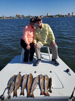 Redfish, Speckled Trout / Spotted Seatrout fishing in South Padre Island, Texas