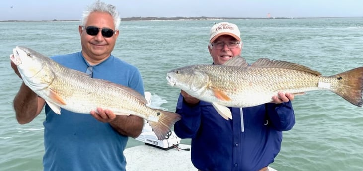 Redfish fishing in Port Aransas, Texas