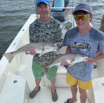 Redfish fishing in Beaufort, North Carolina