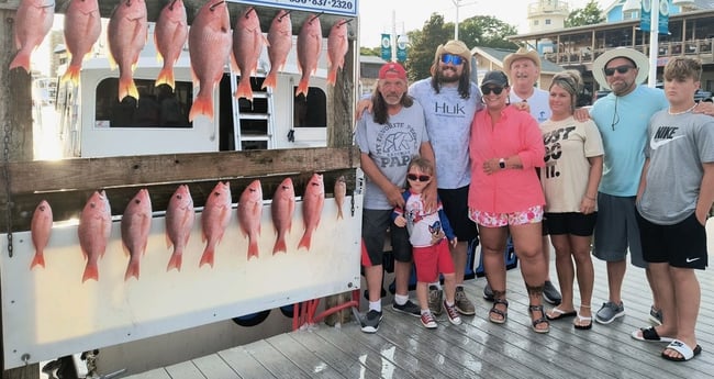 Red Snapper Fishing in Destin, Florida