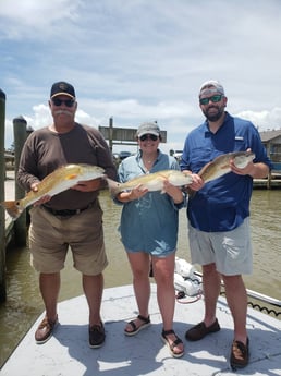 Redfish fishing in Matagorda, Texas