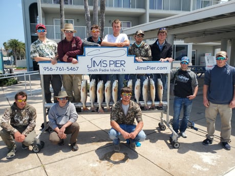 Redfish fishing in South Padre Island, Texas