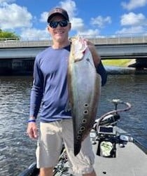 Clown Knifefish Fishing in Wellington, Florida