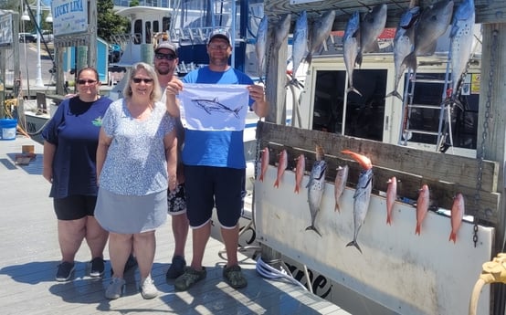 Little Tunny / False Albacore, Red Snapper, Triggerfish fishing in Destin, Florida