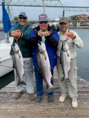 Chinook Salmon Fishing in Warren, Oregon