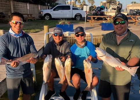 Redfish fishing in South Padre Island, Texas