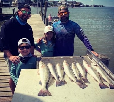 Speckled Trout / Spotted Seatrout fishing in Galveston, Texas