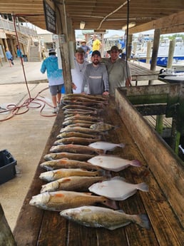 Flounder, Redfish, Sheepshead, Speckled Trout Fishing in Boothville-Venice, Louisiana