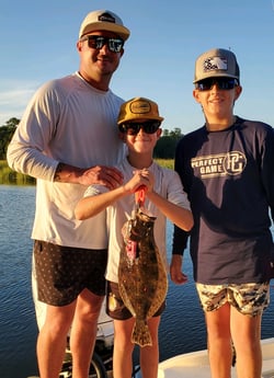 Flounder fishing in Mount Pleasant, South Carolina