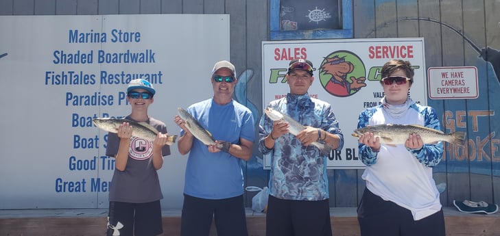 Speckled Trout / Spotted Seatrout fishing in Corpus Christi, Texas