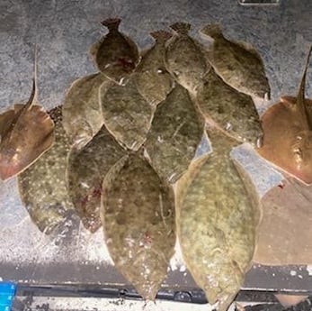 Flounder fishing in Galveston, Texas