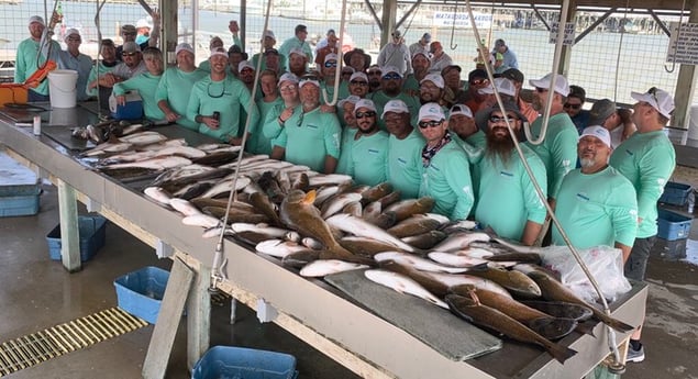 Redfish fishing in Matagorda, Texas