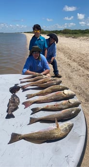 Black Drum, Flounder, Redfish fishing in Matagorda, Texas