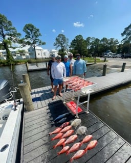 Red Snapper, Triggerfish, Vermillion Snapper Fishing in Santa Rosa Beach, Florida