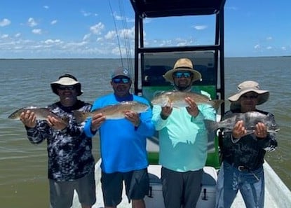 Black Drum, Redfish fishing in Port O&#039;Connor, Texas