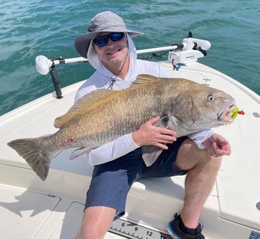 Redfish fishing in New Smyrna Beach, Florida