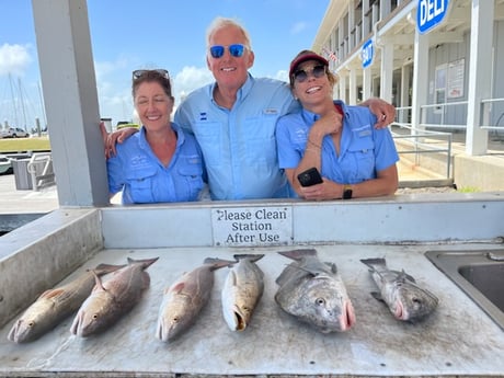 Redfish fishing in Galveston, Texas