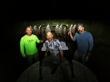 Flounder fishing in Rio Hondo, Texas